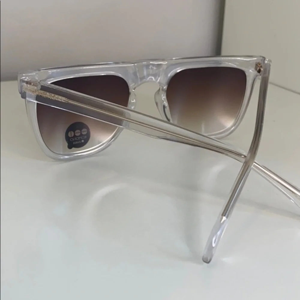Komono Sunglasses NEW The Bennet Clear square - Picture 8 of 16